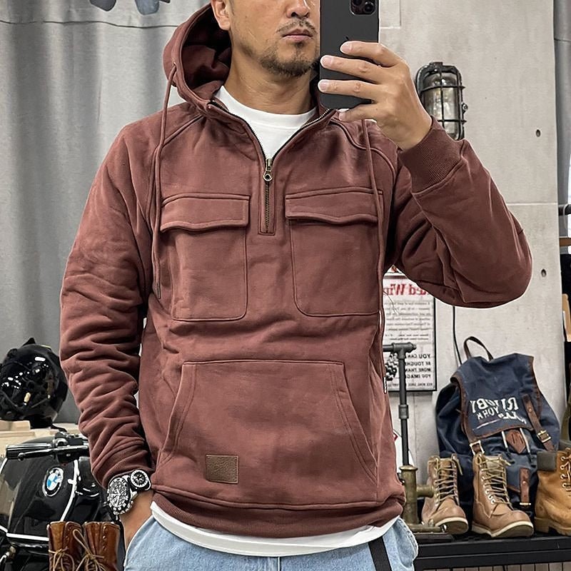 Anton™ I Warme Winter Hoodie met Rits