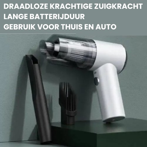 AutoVacPro™ I Draadloze handstofzuiger voor auto's