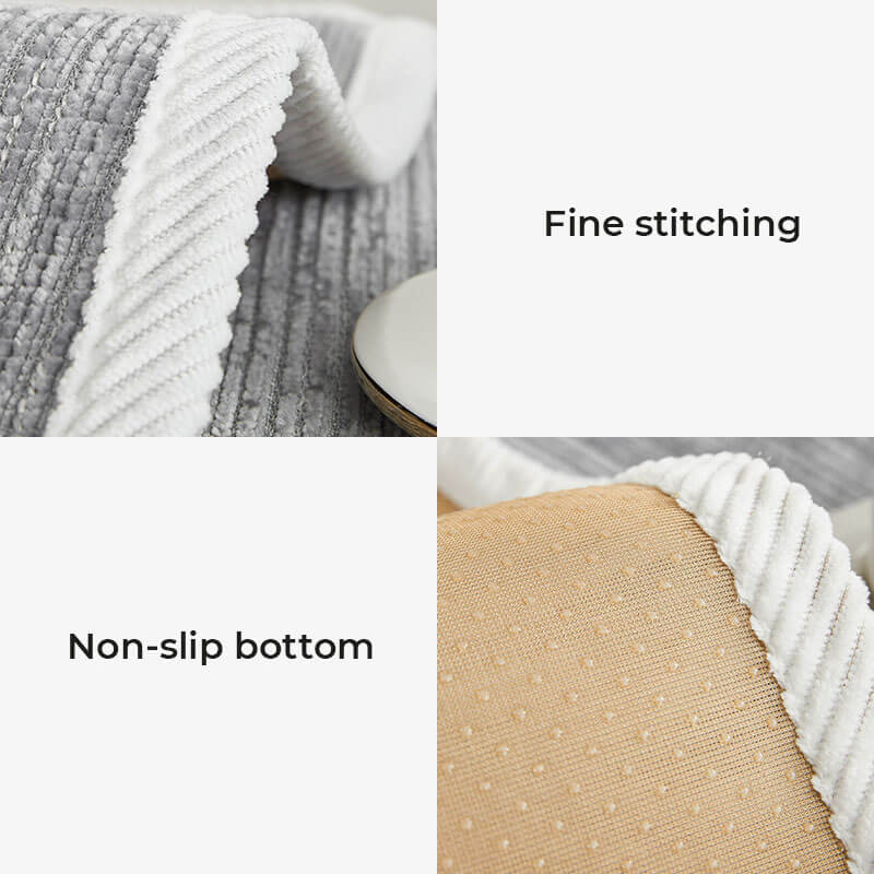 Mansion™ | Gestreept chenille anti-krashoes voor banken