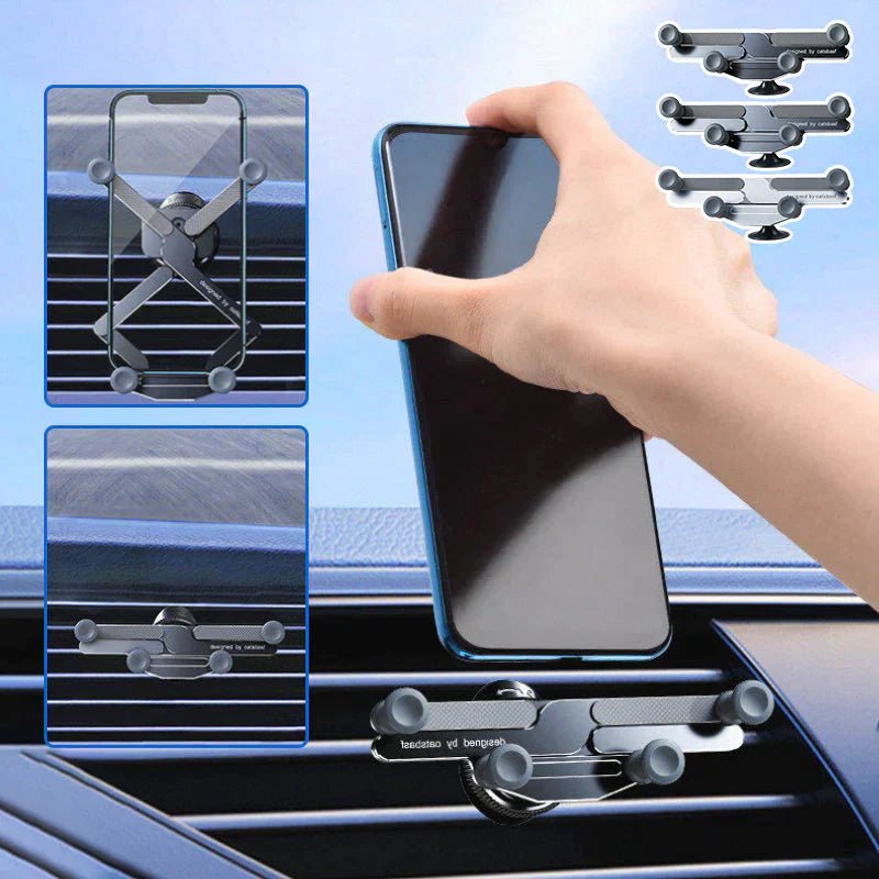 GripPro™ - Onzichtbare draaibare telefoonhouder voor gebruik in de auto