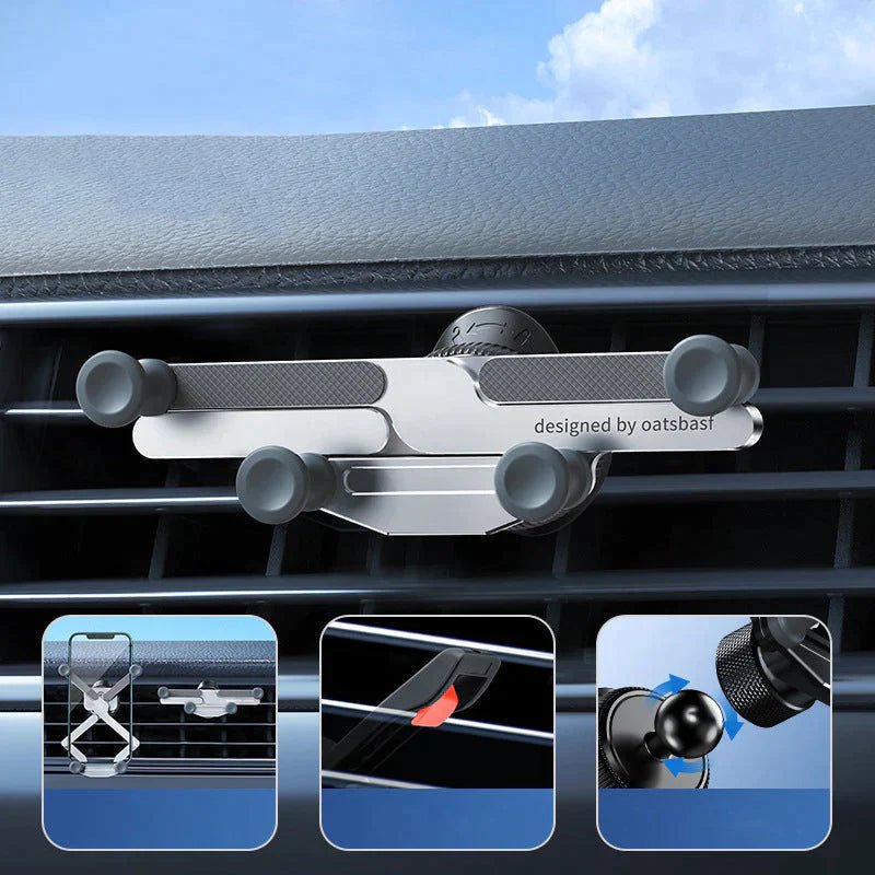GripPro™ - Onzichtbare draaibare telefoonhouder voor gebruik in de auto