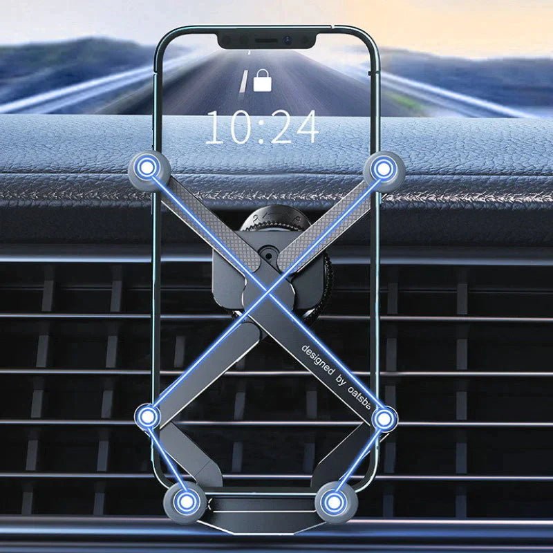 GripPro™ - Onzichtbare draaibare telefoonhouder voor gebruik in de auto
