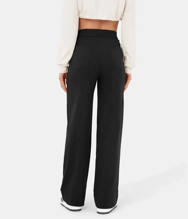 Mira™ I High-waisted elastische casual broek
