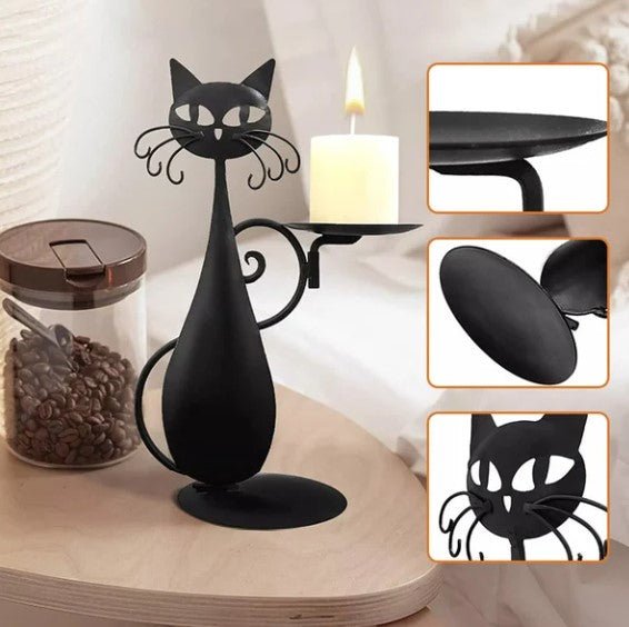 MysticPaw™ I Zwarte Kat Kaarshouder