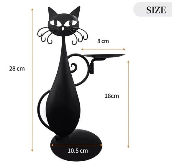 MysticPaw™ I Zwarte Kat Kaarshouder