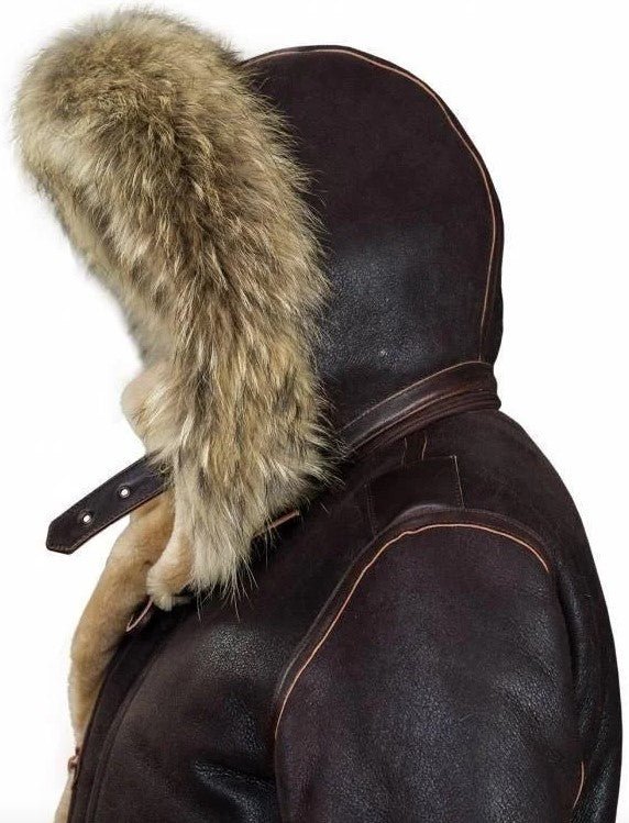 Niel™ I Leren Winterjas
