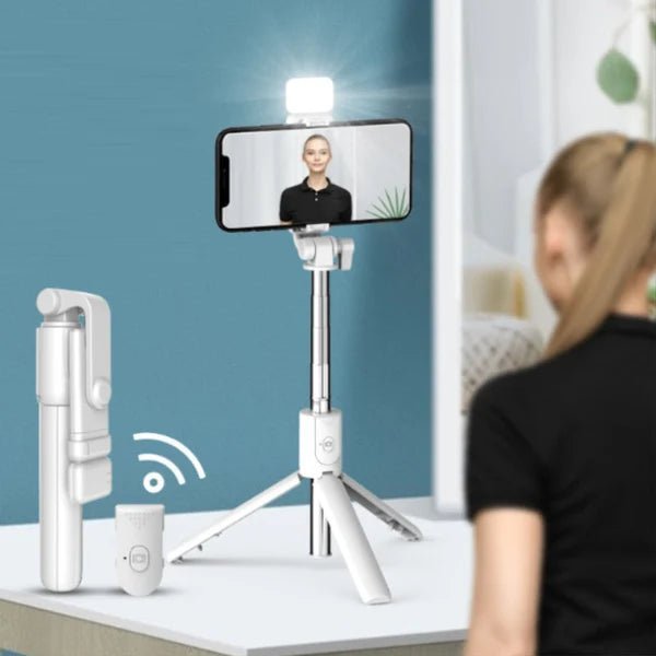 PoseFlex™ I 6 In 1 draadloze Bluetooth Selfie Stick