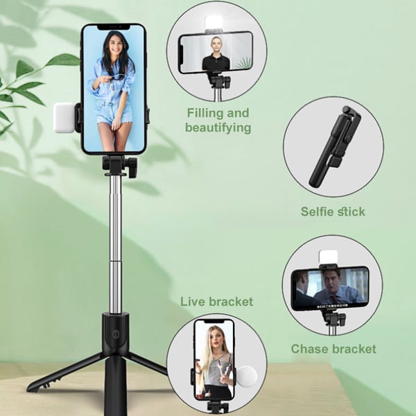 PoseFlex™ I 6 In 1 draadloze Bluetooth Selfie Stick