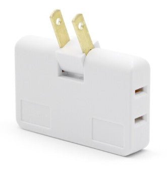 SmartSocket™ I Draaibare 3-wegs platte wandcontactdoos