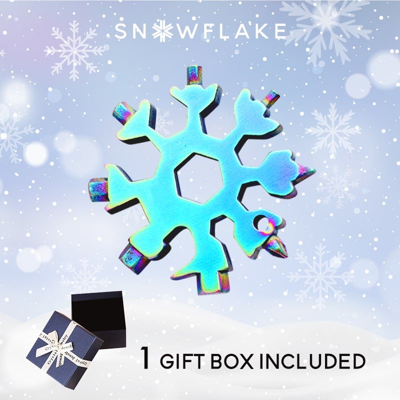 Snowflake™ I MultiTool 18-in-1 Roestvrij Staal Draagbaar voor Buitenavontuur