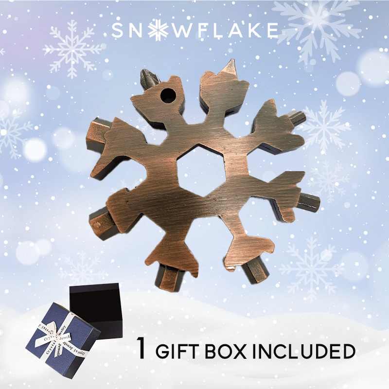 Snowflake™ I MultiTool 18-in-1 Roestvrij Staal Draagbaar voor Buitenavontuur