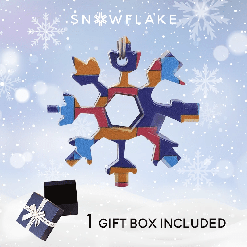 Snowflake™ I MultiTool 18-in-1 Roestvrij Staal Draagbaar voor Buitenavontuur