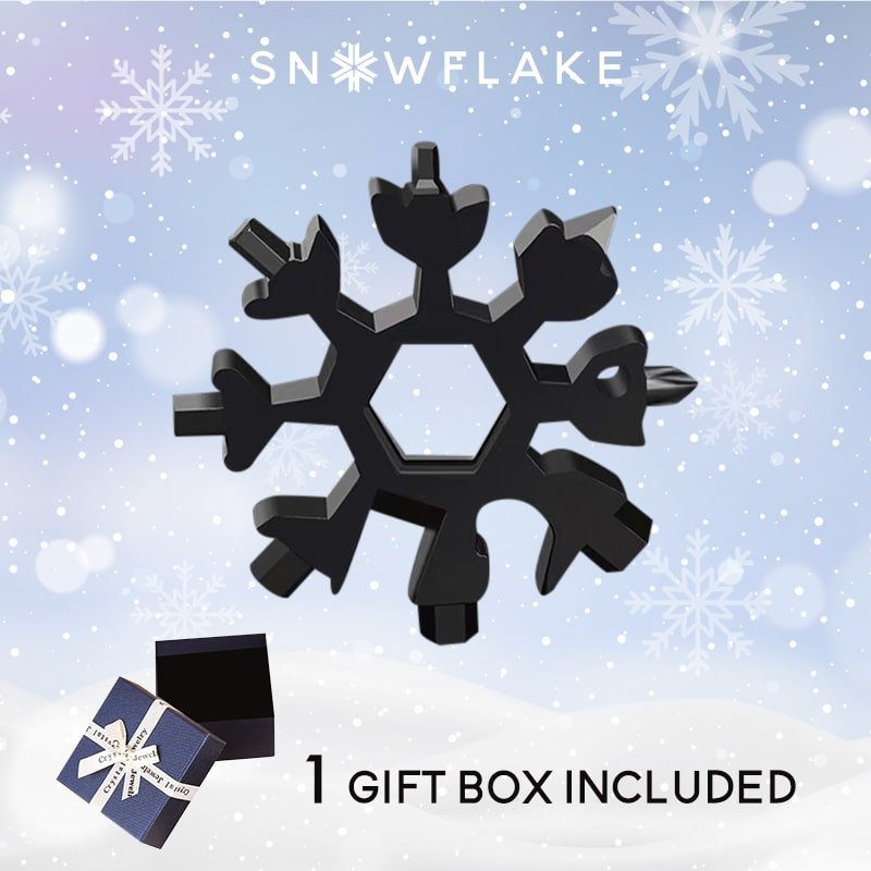 Snowflake™ I MultiTool 18-in-1 Roestvrij Staal Draagbaar voor Buitenavontuur