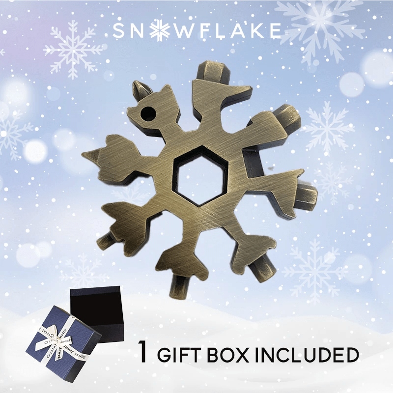 Snowflake™ I MultiTool 18-in-1 Roestvrij Staal Draagbaar voor Buitenavontuur