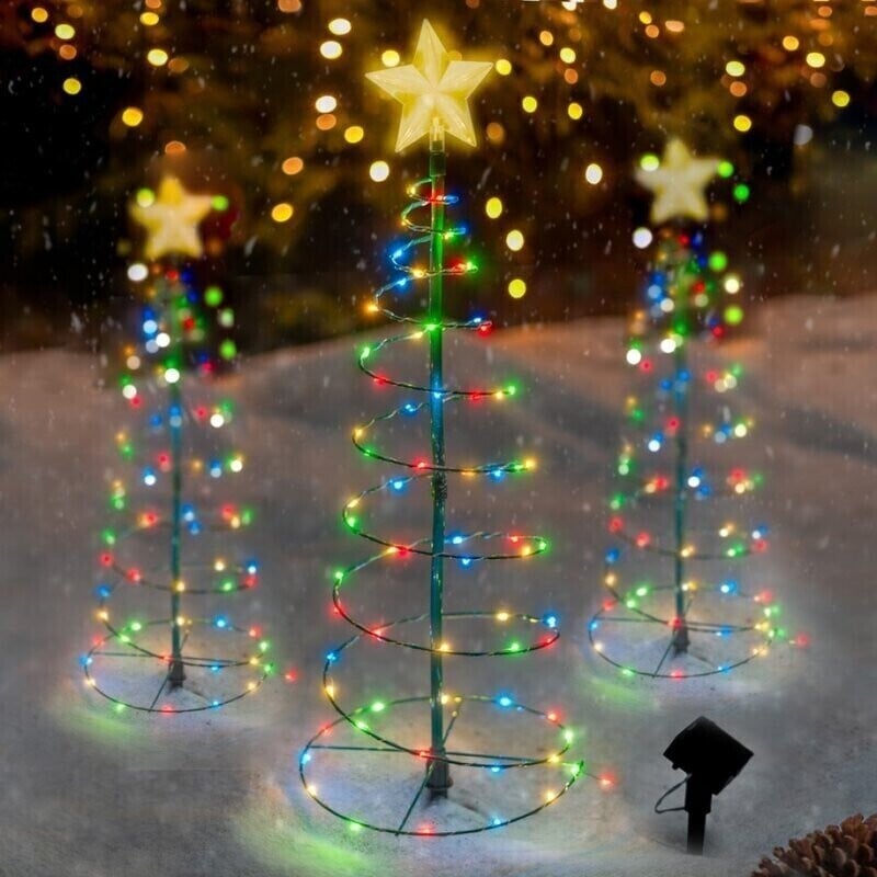 SunSparkle Festive Glow™ I Kerstmis Solar LED String Lights