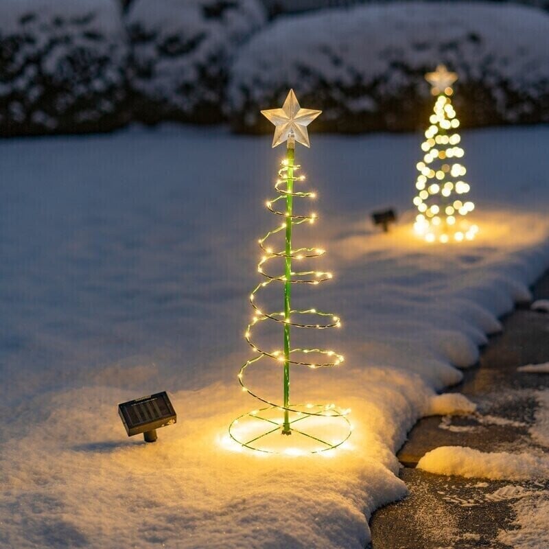 SunSparkle Festive Glow™ I Kerstmis Solar LED String Lights