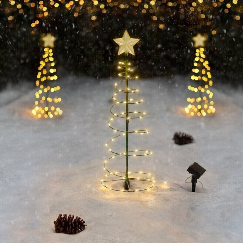 SunSparkle Festive Glow™ I Kerstmis Solar LED String Lights
