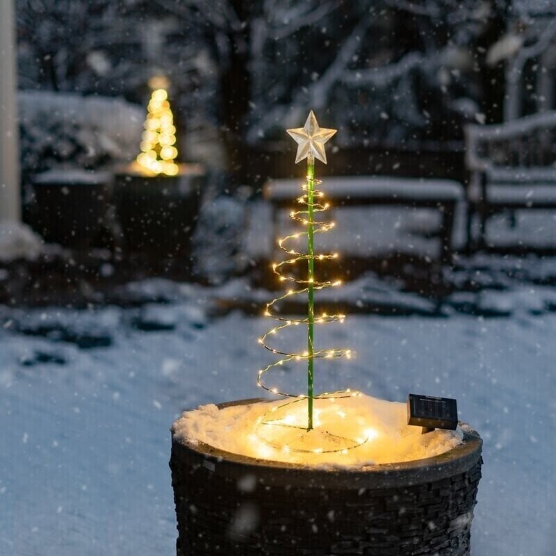 SunSparkle Festive Glow™ I Kerstmis Solar LED String Lights