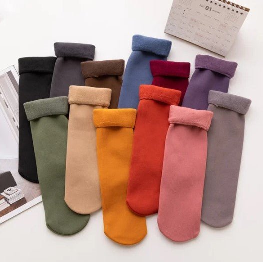 VelvetWarm™ I Knusse Fluwelen Winter Thermosokken 1 + 2 GRATIS
