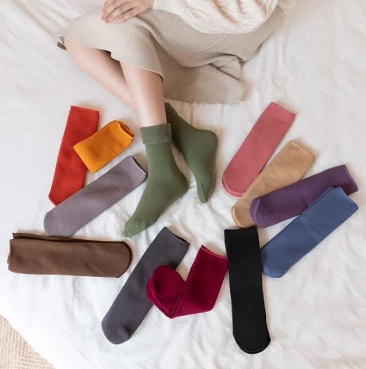 VelvetWarm™ I Knusse Fluwelen Winter Thermosokken 1 + 2 GRATIS