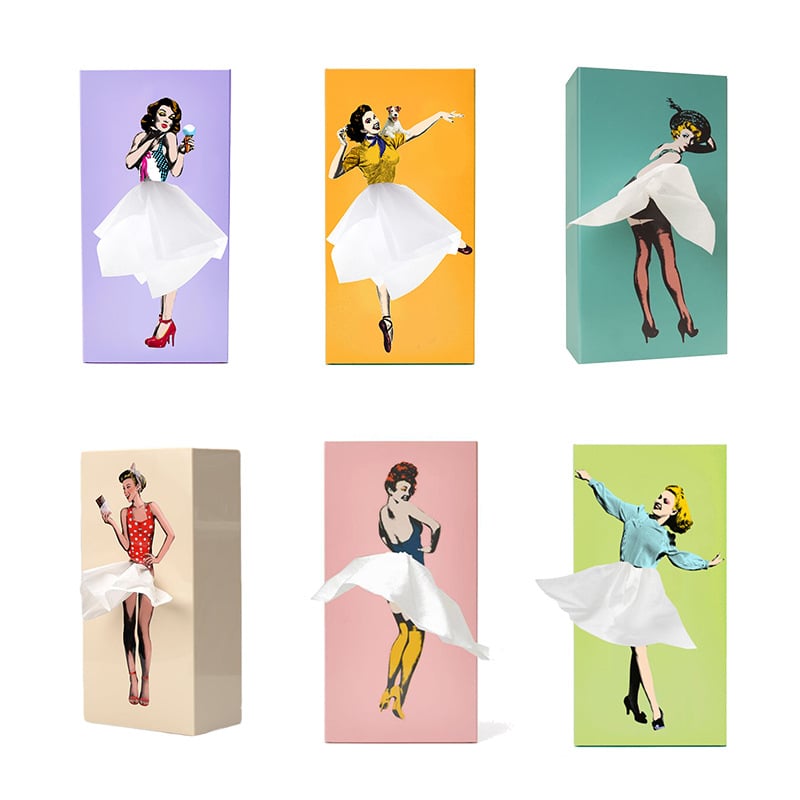 Madame™ Home | Vliegende rok Tissue Box