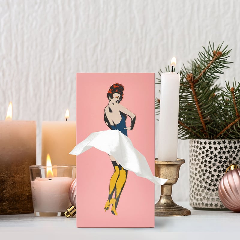 Madame™ Home | Vliegende rok Tissue Box