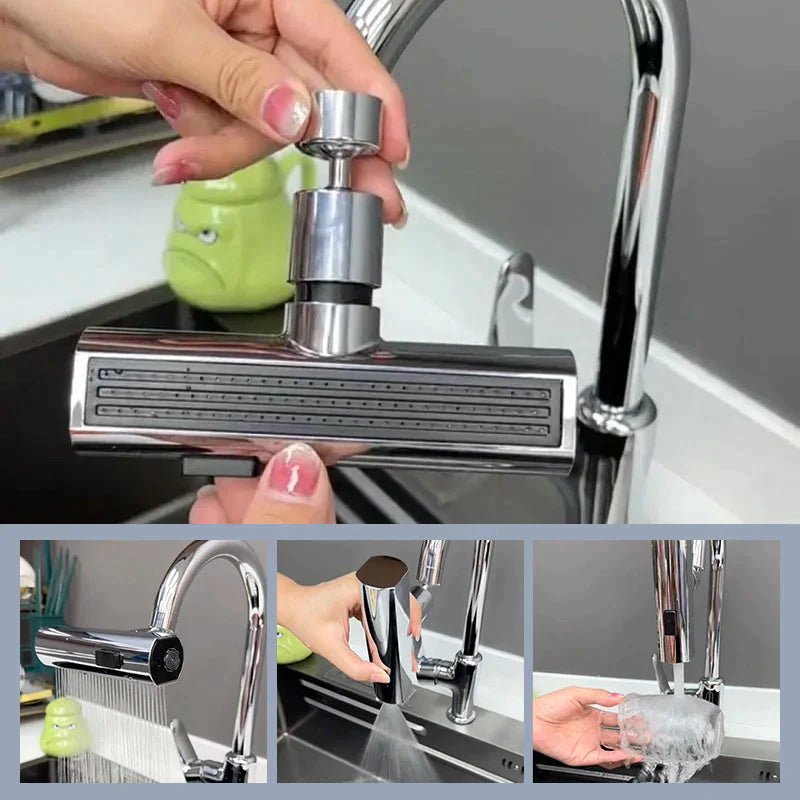 LuxFlow™ - Ergonomische keukenkraan met watervalontwerp