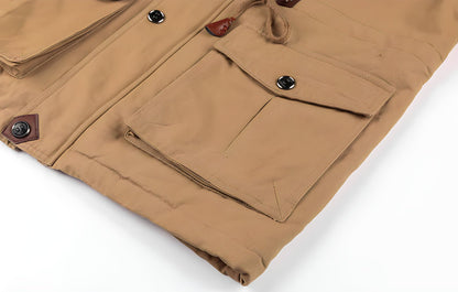Neville - Militaire jas met meerdere zakken