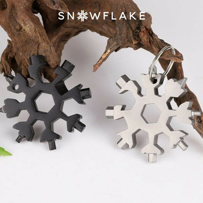 Snowflake™ I MultiTool 18-in-1 Roestvrij Staal Draagbaar voor Buitenavontuur