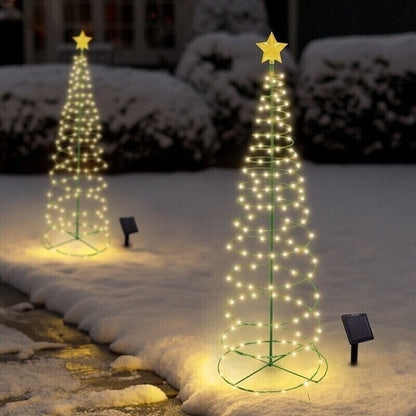SunSparkle Festive Glow™ I Kerstmis Solar LED String Lights
